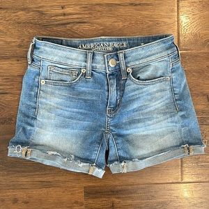 American Eagle Super Stretch Midi Shorts sz 00